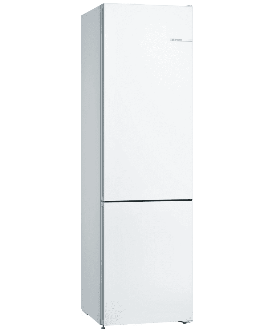 Bosch Series 4 - Free-standing fridge-freezer with freezer at bottom - 203 x 60 cm - White, Total No Frost