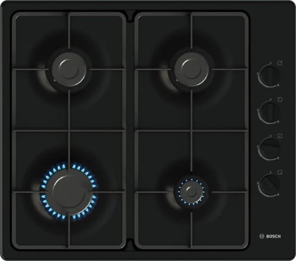 Series 2 - Gas hob - 60 cm - Enamel, Black PBP6B6K60